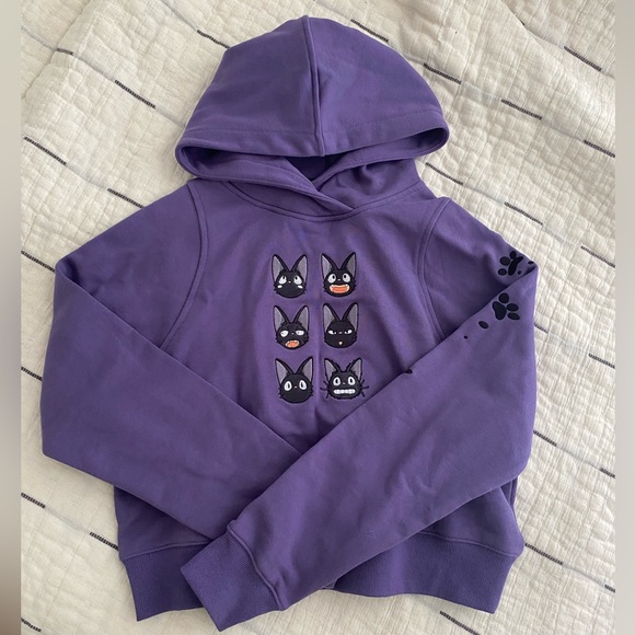 shihiko | Tops | Jijis Expression Cropped Hoodie Shihiko | Poshmark